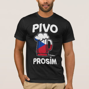 Camiseta Pivo Prosim Tcheca Beer Lover Humor Com Álcool