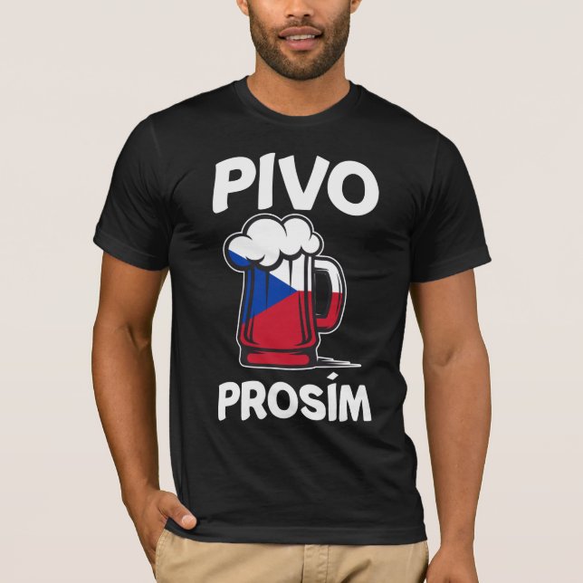 Camiseta Pivo Prosim Tcheca Beer Lover Humor Com Álcool (Frente)