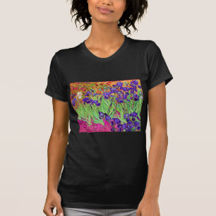 Camiseta PixDezines van gogh íris/saint rémy