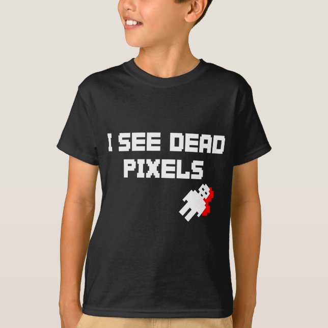 Camiseta Pixéis do morto de Sarah Marshall (Frente)