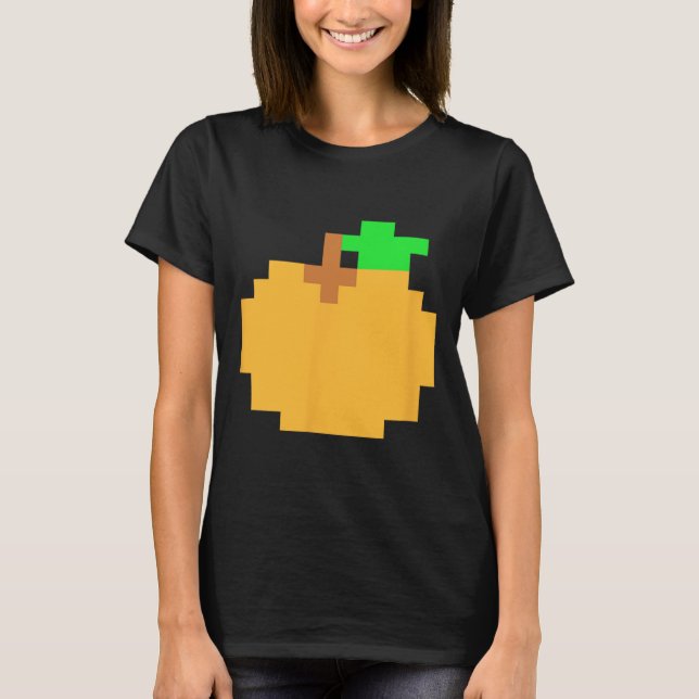 Camiseta Pixel 8-bit Arcade Vídeo Jogo Correspondente Figur (Frente)