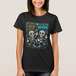 Camiseta Pixel Art do Dia dos Mortos Número 67 - R