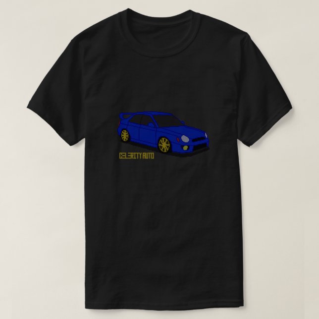 Camiseta Pixel Art JDM Legend Bugeye Rally (Frente do Design)