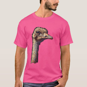 Camiseta Pixel Art Lover - mãe Pai de avestruz