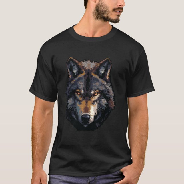Camiseta Pixel Art Lover - Mãe Pai do Lobo (Frente)