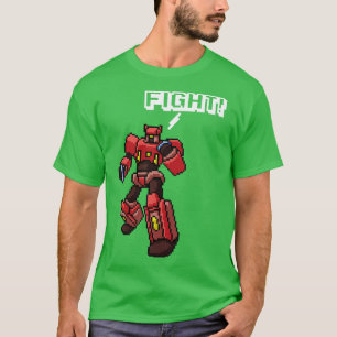 Camiseta Pixel Art Robot