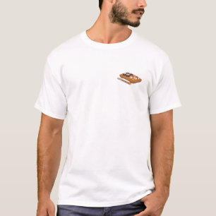 Camiseta Pixel Art Sushi Plast T-Shirt - Cute Retro Japan