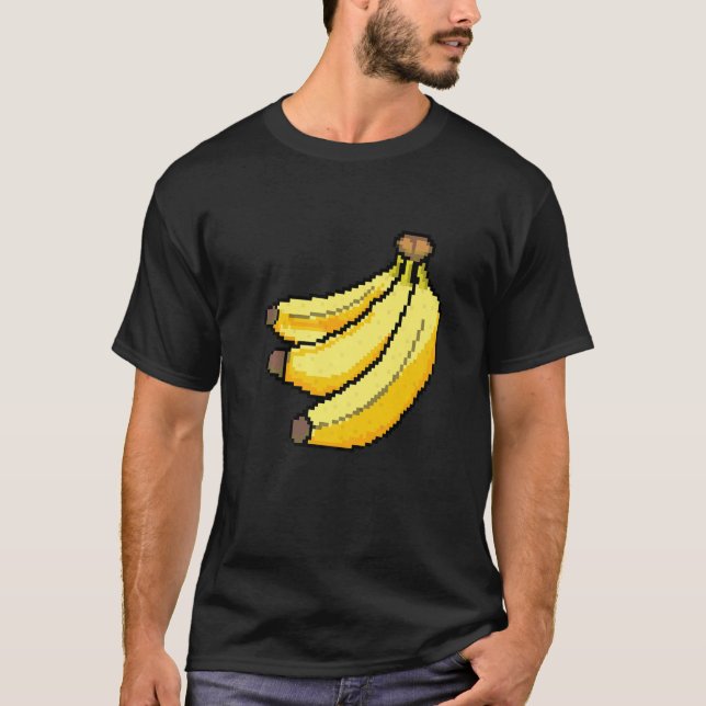 Camiseta Pixel  Banana (Frente)