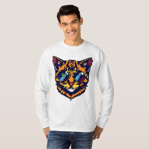 Camiseta Pixel Bengal Cat