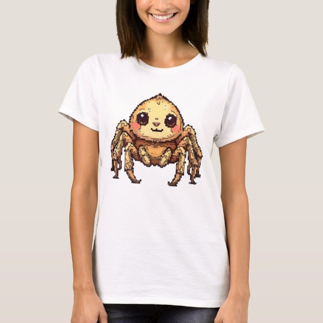 Camiseta Pixel Creeper: A Tarântula (Frente)