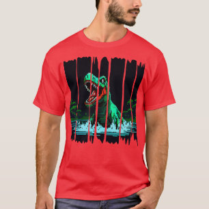 Camiseta Pixel Dinossaur