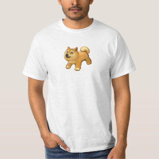Camiseta Pixel Dogemon de Pokemon do Doge