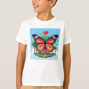 Camiseta Pixel Friends: Forest Protection (borboleta) #08