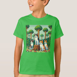 Camiseta Pixel Friends: Forest Protection (cats) #13