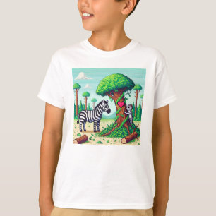 Camiseta Pixel Friends: Forest Protection (costelas) #11
