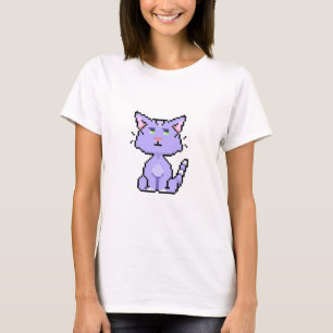 Camiseta pixel-grumpy-gato-gato-animal-de-estripe-animal