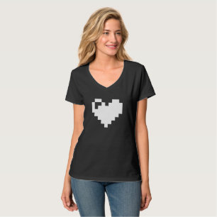 Camiseta Pixel Heart 8 bits