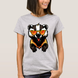 Camiseta Pixel Honeybadger sem rosto