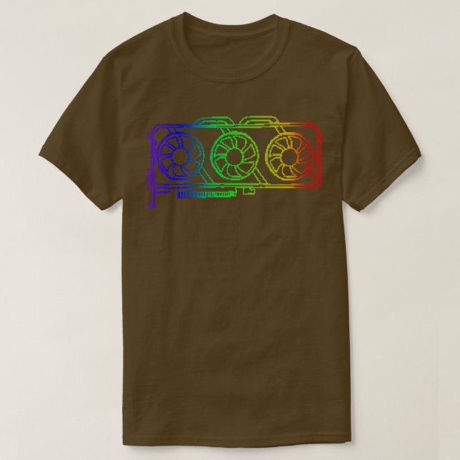 Camiseta Pixel Look RGB Gaming Graphic d Gamer (Frente do Design)