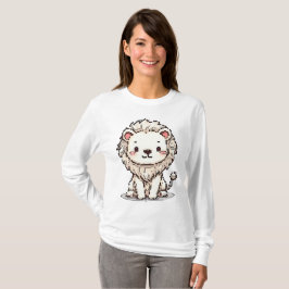 Camiseta Pixel Majestade do Leão Branco