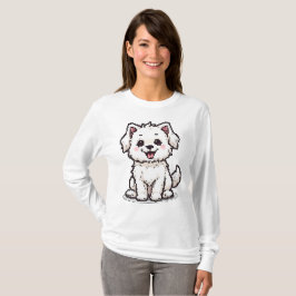 Camiseta Pixel Maltês Delight