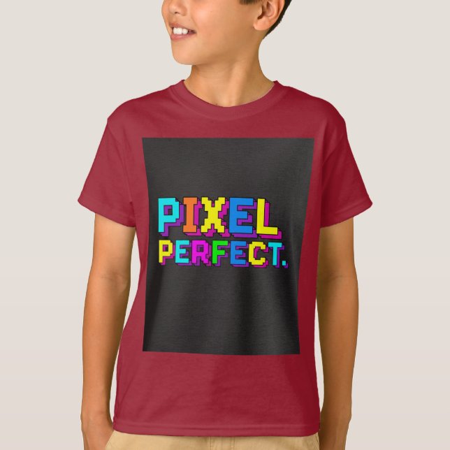 Camiseta Pixel Perfeito. (Frente)