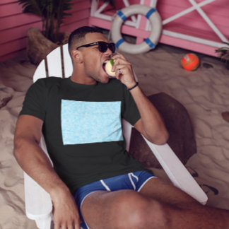 Camiseta Pixelação Mosaica Azul