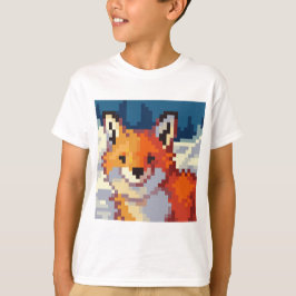 Camiseta Pixelart, Pixel Art, Fox, vos
