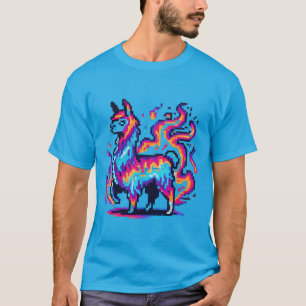 Camiseta Pixelated Llama Blaze