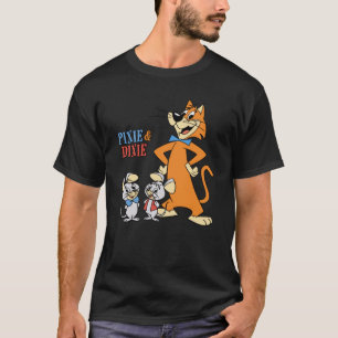 Camiseta Pixie Dixie com o Sr. Jinks