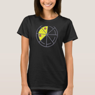 Camiseta Pizza 3 Fatias Queijo Pepperoni Comida Geométrica