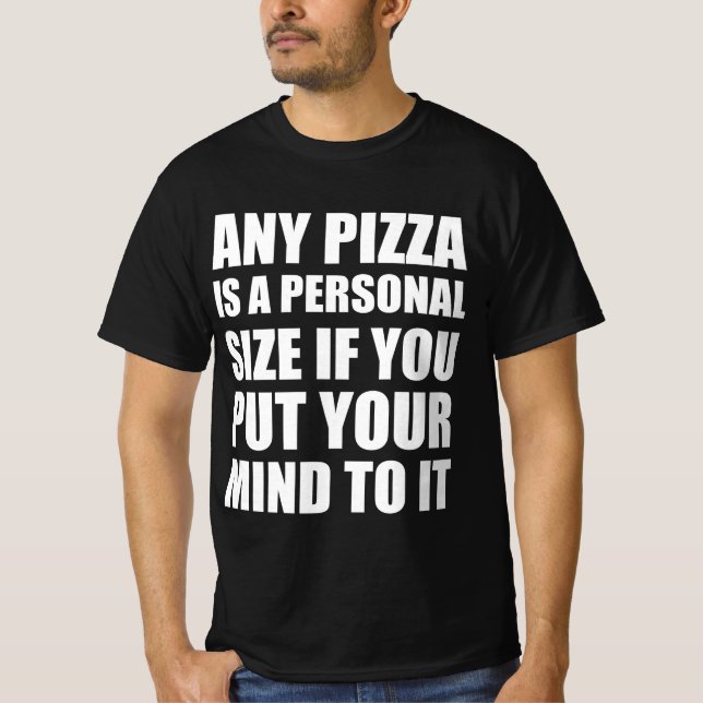 Camiseta Pizza, amantes de citação engraçada (Frente)