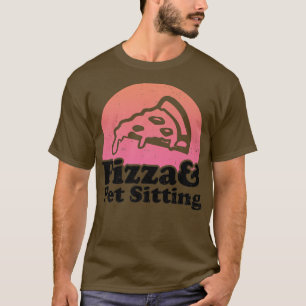 Camiseta Pizza And Pet Sitting Animal Lover Pet Sitter Dogs