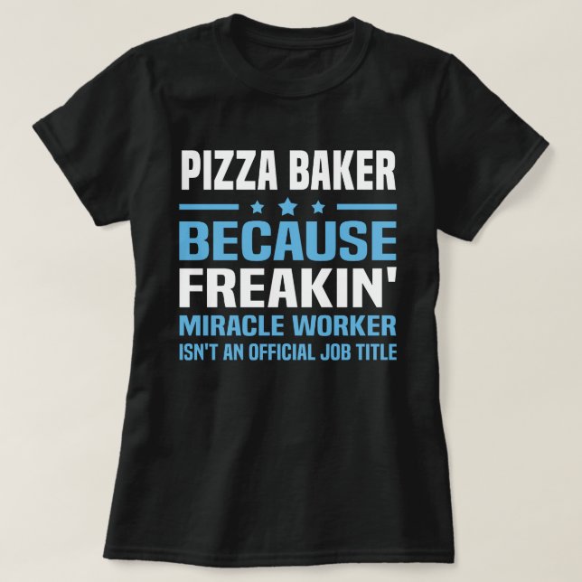 Camiseta Pizza Baker (Frente do Design)
