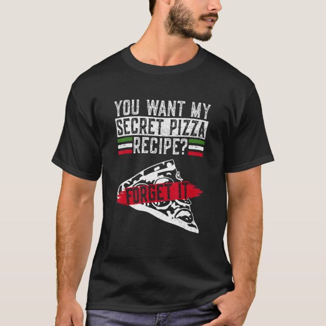 Camiseta Pizza Baker Para Melhor Pizza Maker (Frente)
