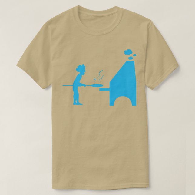 Camiseta Pizza baker, pizza baking, pizzeria, baker, profes (Frente do Design)