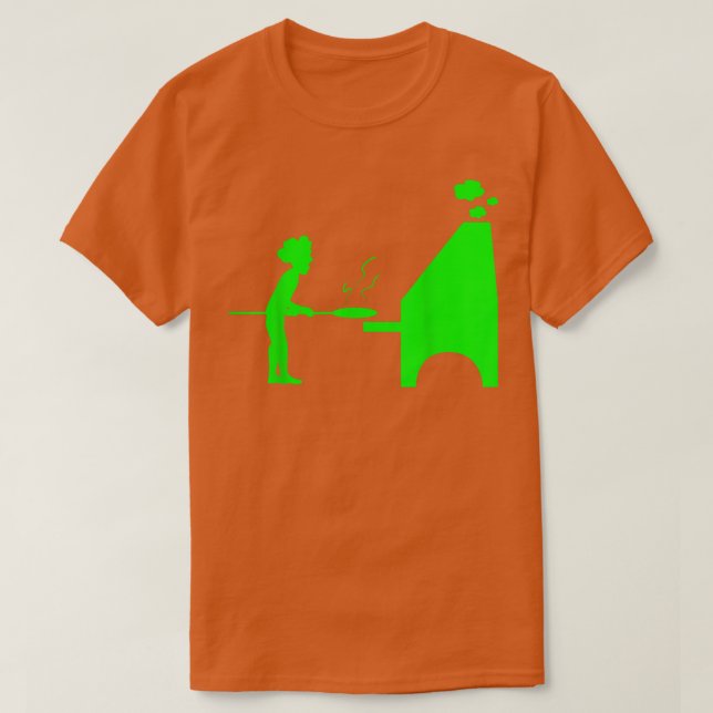 Camiseta Pizza baker, pizzaria, padeiro, profes (Frente do Design)