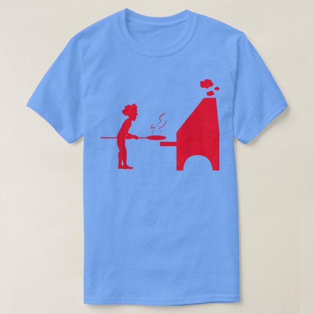 Camiseta Pizza baker, pizzaria, padeiro, profes (Frente do Design)