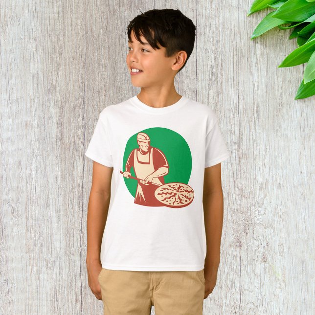 Camiseta Pizza Baker T-Shirt (Criador carregado)