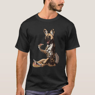 Camiseta Pizza Cão Selvagem Africano