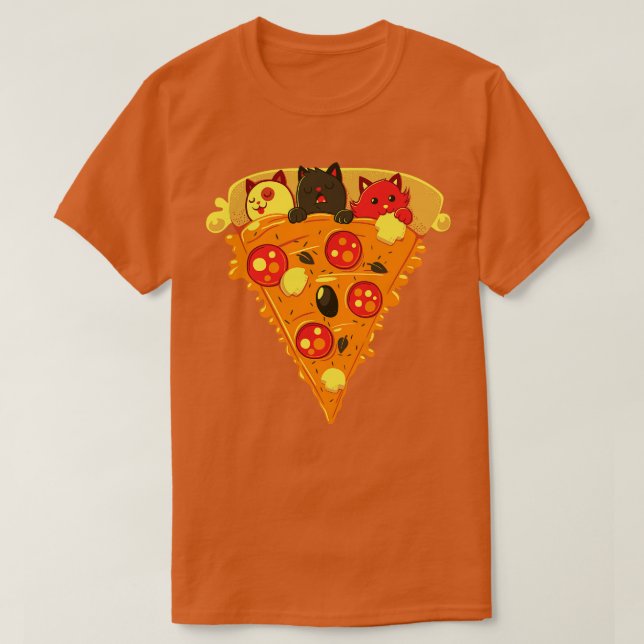 Camiseta Pizza Cat (Frente do Design)