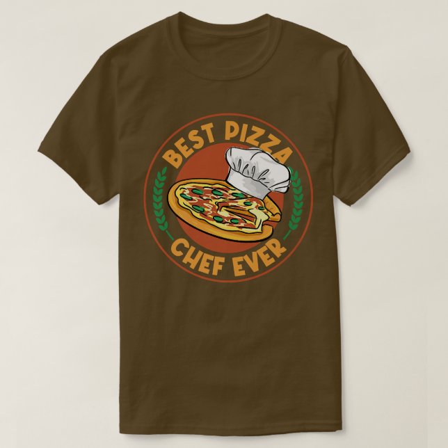 Camiseta Pizza Chef Comida italiana Pizza Maker Hobby Chef  (Frente do Design)
