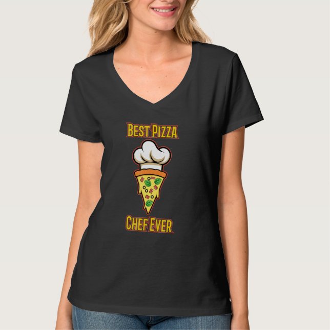 Camiseta Pizza Chef Hobby Pizza Maker Engraçado Dizendo (Frente)