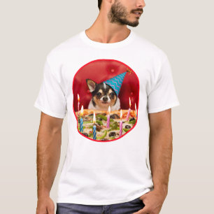 Camiseta Pizza Chihuahua Birthday