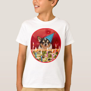 Camiseta Pizza Chihuahua Birthday