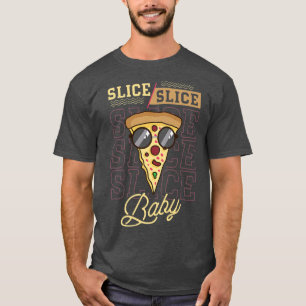 Camiseta Pizza Com Crosta De Queijo E Fatia Para Fatia, Fat