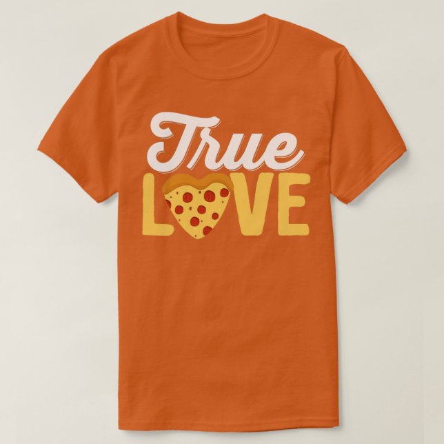 Camiseta Pizza Comida Lover True Love Pizza (Frente do Design)