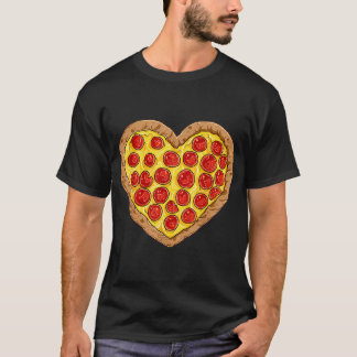 Camiseta Pizza Coração Dia dos Namorados s Homens Mulheres 