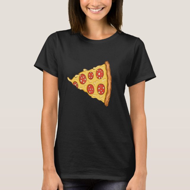 Camiseta Pizza Costume Cute Pizza Slice Couple Matching Piz (Frente)