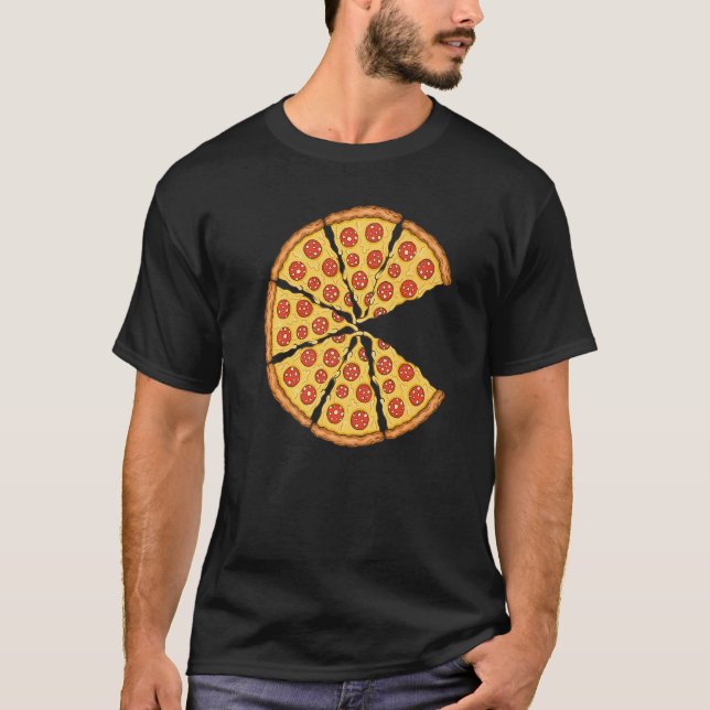 Camiseta Pizza Costume Cute Pizza Slice Couple Matching Piz (Frente)